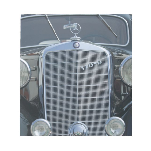 antique mercedes 2 notepad (Front)