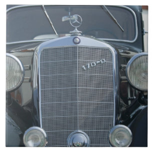 antique mercedes 2 tile