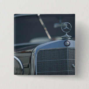 antique mercedes 4 2 inch square button