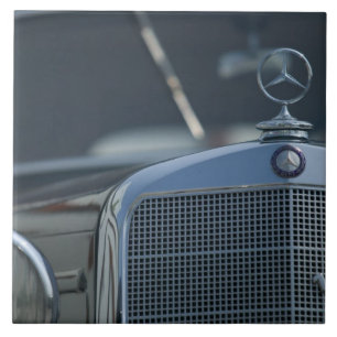 antique mercedes 4 tile