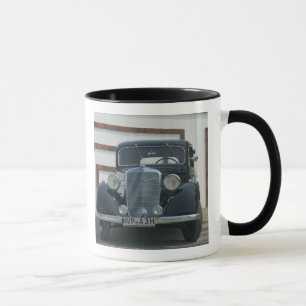 antique mercedes mug