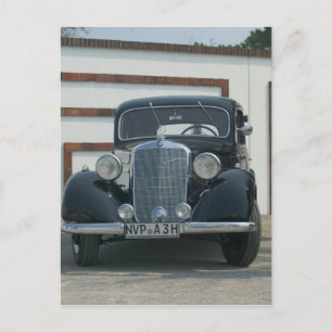 antique mercedes postcard