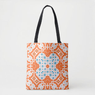 Antique mexican talavera ceramic. Vintage seamless Tote Bag