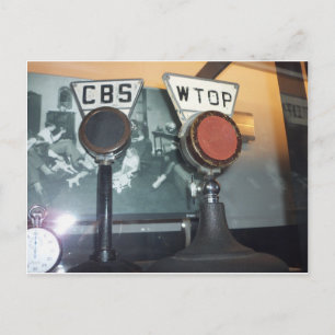 Antique Microphones Postcard