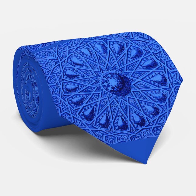 antique Middle Eastern motif Tie (Rolled)