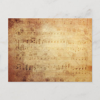 Antique Music Postcard