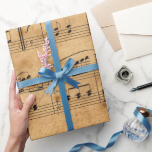 Antique Music Wrapping Paper