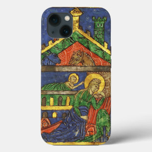 ANTIQUE NATIVITY CHRISTMAS PARCHMENT iPhone 13 CASE