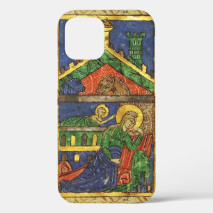 ANTIQUE NATIVITY CHRISTMAS PARCHMENT iPhone 12 CASE