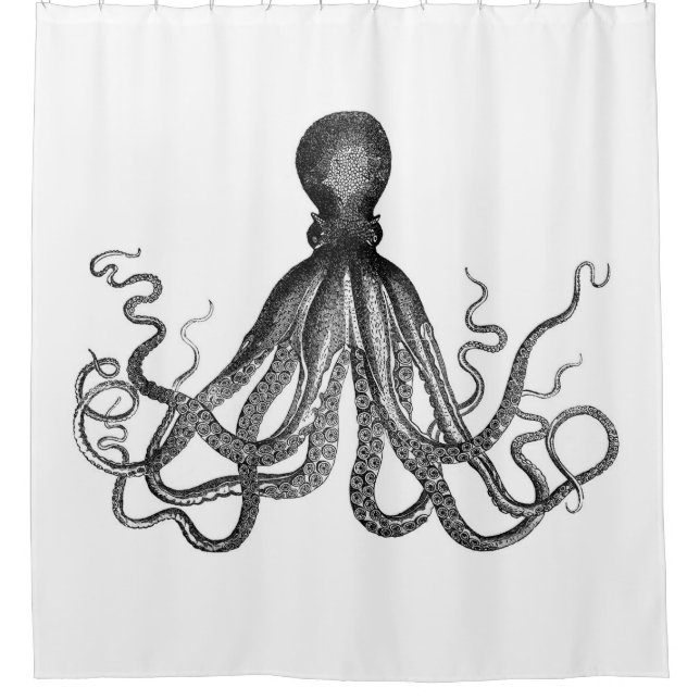 Antique Nautical Steampunk Octopus Vintage Kraken (Front)