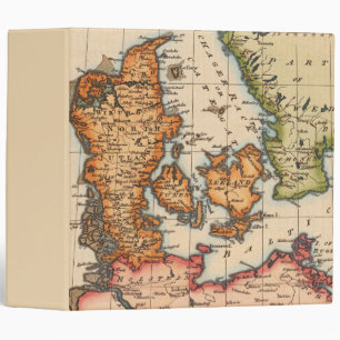 Antique Old Map Inspired (10) Binder