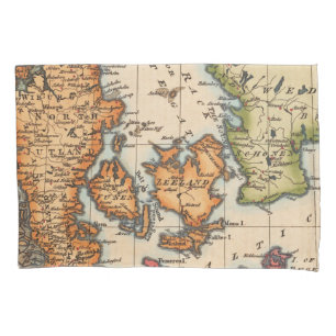 Antique Old Map Inspired (10) Pillowcase