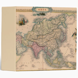 Antique Old Map Inspired (11) Binder