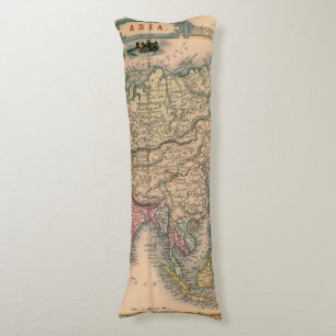 Antique Old Map Inspired (11) Body Pillow