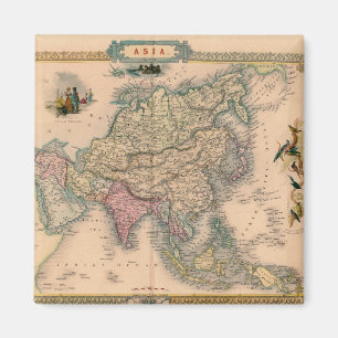 Antique Old Map Inspired (11) Magnet