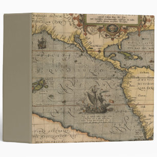 Antique Old Map Inspired (14) Luggage Tag Binder