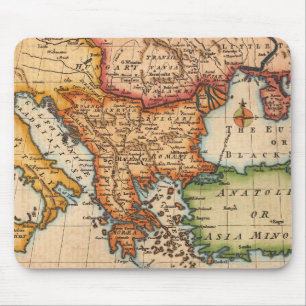 Antique Old Map Inspired (2) Mouse Pad