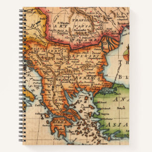 Antique Old Map Inspired (2) Notebook