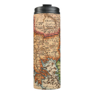 Antique Old Map Inspired (2) Thermal Tumbler