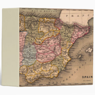 Antique Old Map Inspired (5) Binder