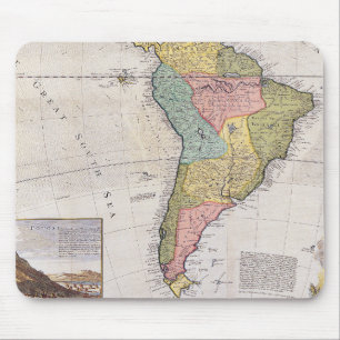 Antique Old Map Inspired (8) Mouse Pad