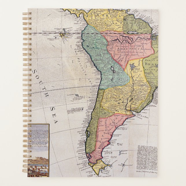 Antique Old Map Inspired (8) Planner (Front)