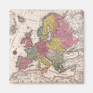 Antique Old Map Inspired (9) Magnet