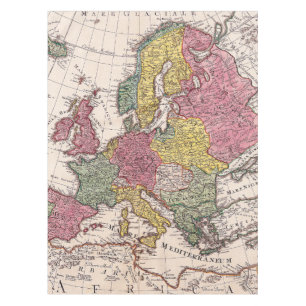 Antique Old Map Inspired (9) Tablecloth