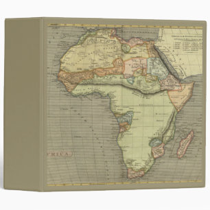 Antique Old Map Inspired Binder