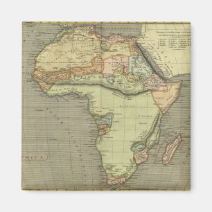 Antique Old Map Inspired Magnet