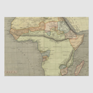 Antique Old Map Inspired Tissue Paper