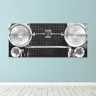 Antique Old Timer Cadillac Headlights Canvas Print