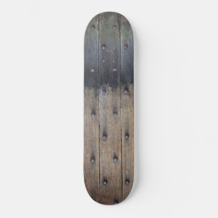Antique Old Wooden Door Skateboard