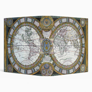 Antique Old World Map by Claude Auguste Berey Binder