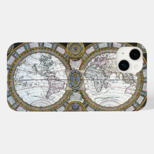 Antique Old World Map by Claude Auguste Berey Case-Mate iPhone 14 Plus Case
