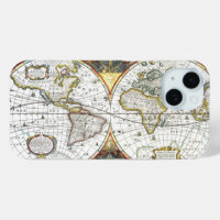 Antique Old World Map by Hendrik Hondius, 1630