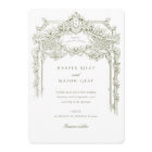 Antique Olive Ornate Wedding
