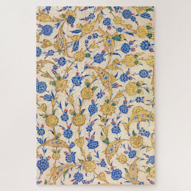 Antique Oriental Sultan Design Jigsaw Puzzle (Vertical)