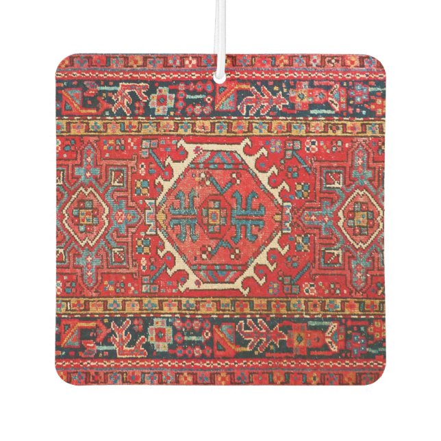 Antique Oriental Turkish Persian Carpet  Air Freshener (Front)