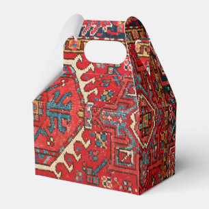 Antique Oriental Turkish Persian Carpet  Favor Box