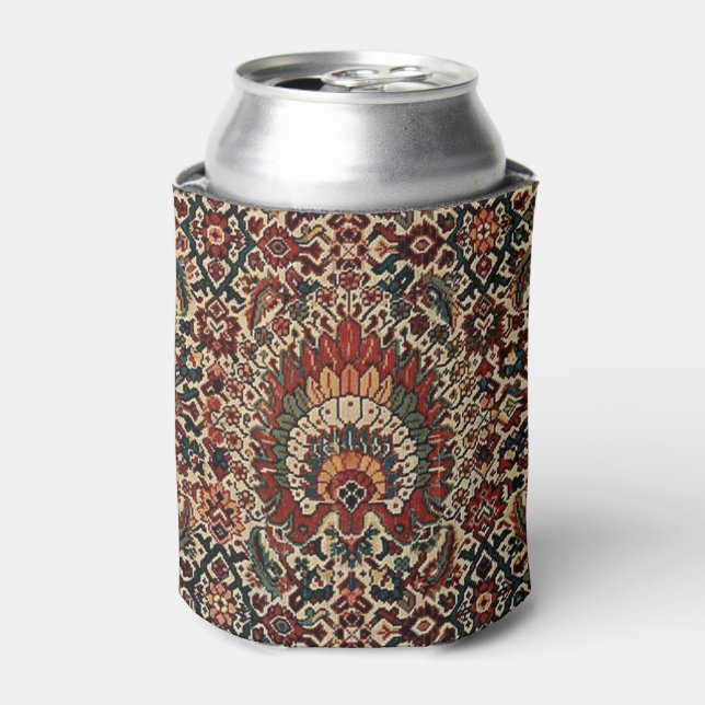 Antique Oriental Turkish Persian Carpet Rug Can Cooler (Can Front)