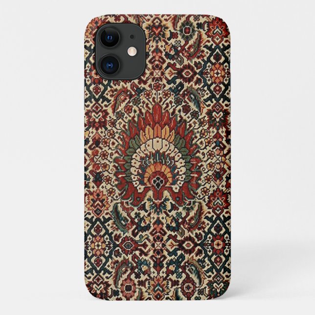 Antique Oriental Turkish Persian Carpet Rug Case-Mate iPhone Case (Back)