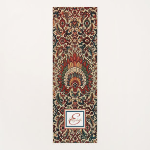 Antique Oriental Turkish Persian Carpet Rug Yoga Mat