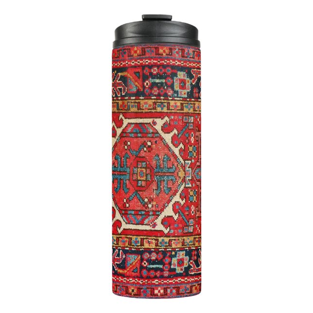 Antique Oriental Turkish Persian Carpet   Thermal Tumbler (Front)