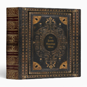 Antique Ornamental Binder with your Title