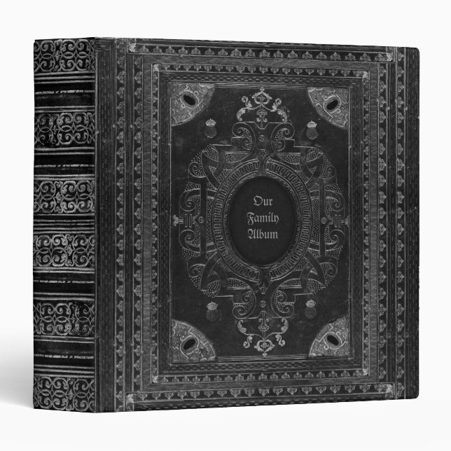 Antique Ornamental (Title customizble) Binder (Front/Spine)