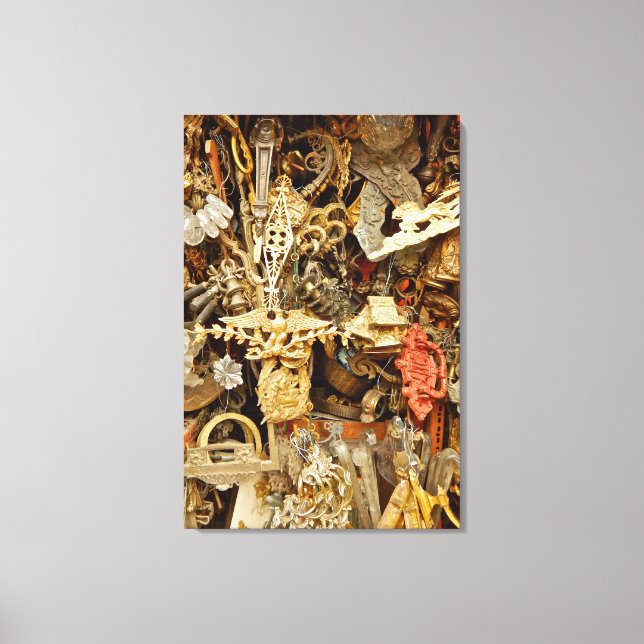 Antique ornaments canvas print (Front)