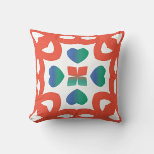 Antique ornate tiles talavera mexico. Fashionable Throw Pillow