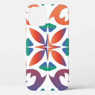 Antique ornate tiles talavera mexico. Geometric de iPhone 12 Case