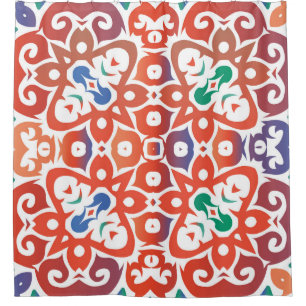 Antique ornate tiles talavera mexico. Hand drawn d